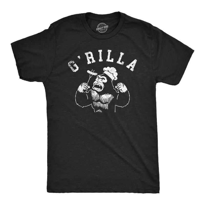 Men's yoga t-shirt-Grilla Men's T Shirt