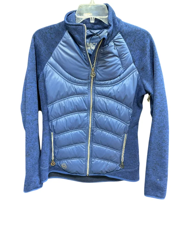 Men's cooling casual jacket-Jacket Puffer & Quilted By Michael By Michael Kors In Blue, Size: M