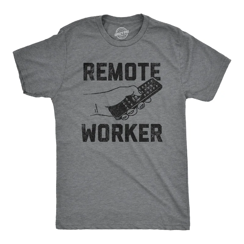 Men's street smart t-shirt-Remote Worker Men's T Shirt