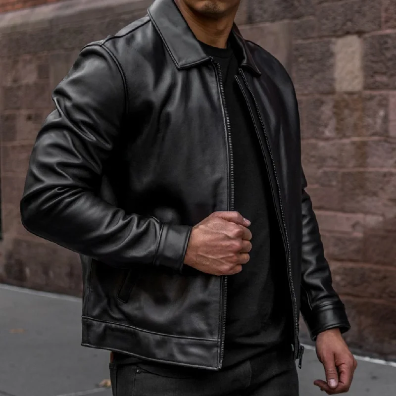 Men's relaxed fit performance jacket-Keanu Jacket | Black