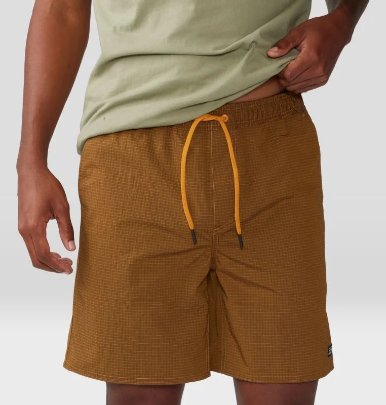 Men's sustainable beach shorts-Men's Stryder Swim Short - Copper Clay