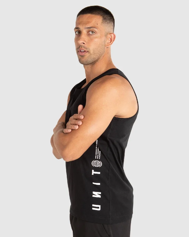 Men's recycled material t-shirt-UNIT Singlet Mens Lab