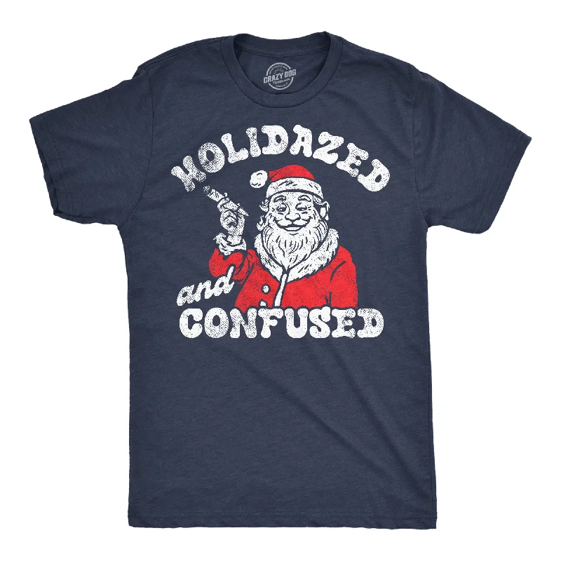 Men's ultra-breathable t-shirt-Holidazed And Confused Men's T Shirt