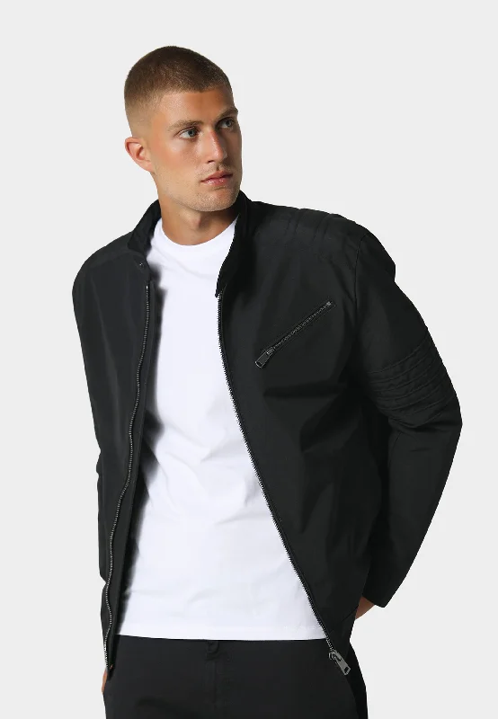 Men's performance softshell jacket-Stortmo Black Jacket