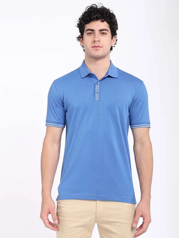 Men's quick-dry travel wear polo shirt-Men Solid Polo T-Shirt