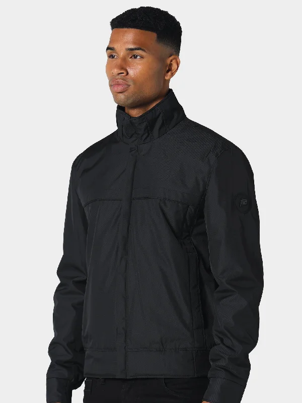 Men's ultra-lightweight anorak-Stroud Black Jacket