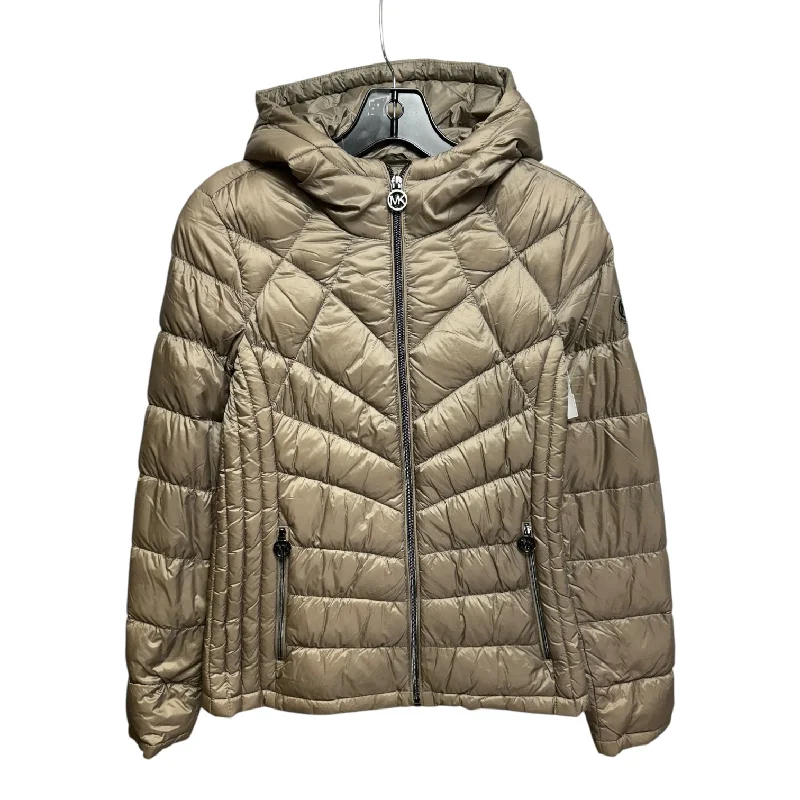 Men's adventure-ready fleece jacket-Packable Down Fill Jacket Puffer & Quilted By Michael By Michael Kors In Taupe, Size: Xs