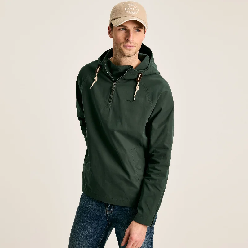 Men's weather-resistant utility coat-Joules Mens Wilton Wax Overhead Jacket