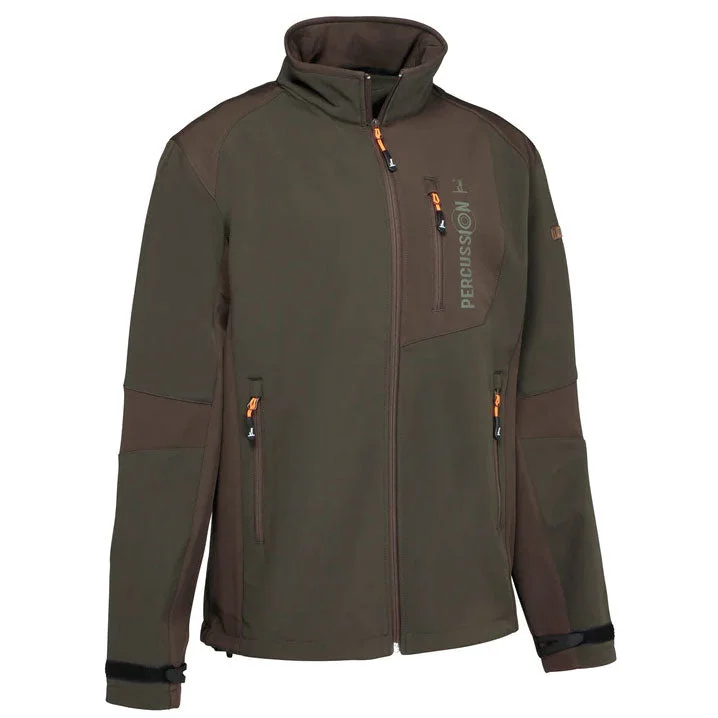 Men's gym-ready performance jacket-Percussion Mens Softshell Jacket