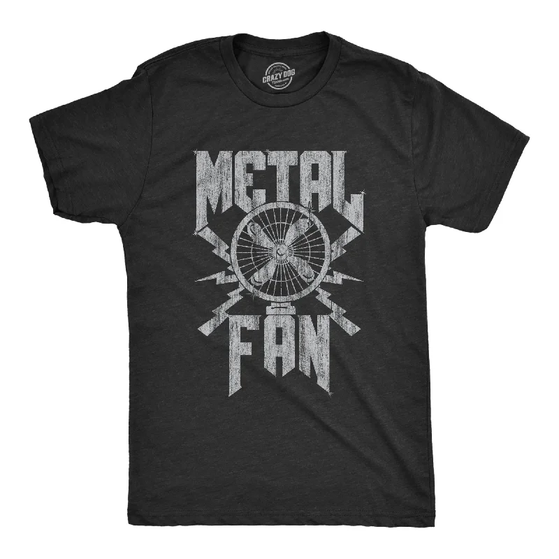 Men's classic style t-shirt-Metal Fan Men's T Shirt