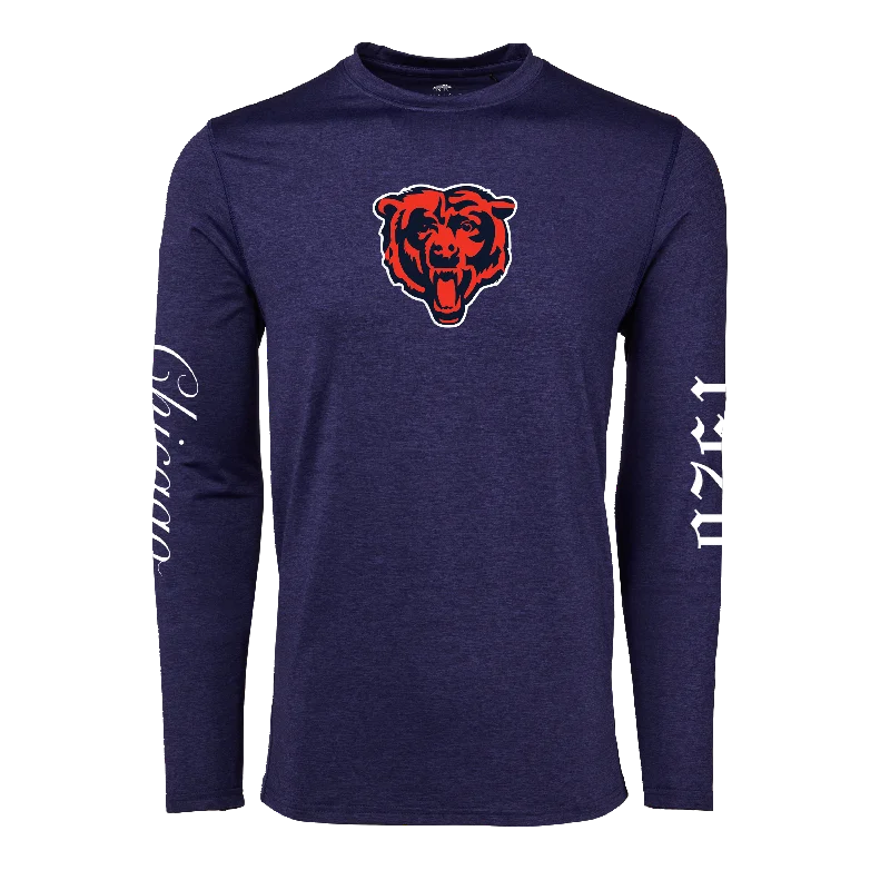 Men's weather-resistant t-shirt-Chicago Bears Guide Long Sleeve Tee