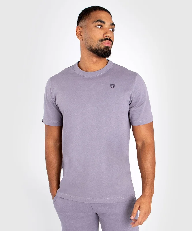 Men's street smart t-shirt-Venum Silent Power T-Shirt - Lavender Grey