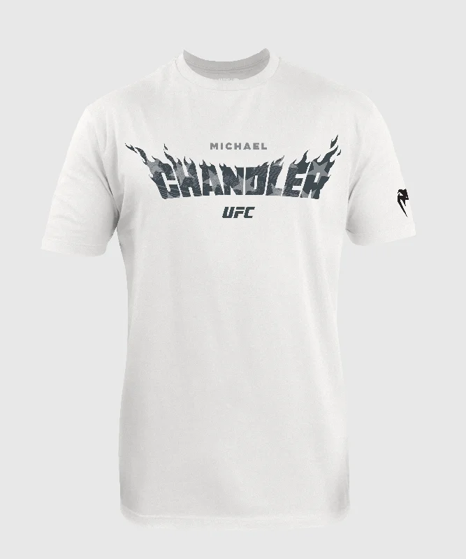 Men's classic style t-shirt-Men's UFC Unrivaled by Venum White Michael Chandler T-Shirt