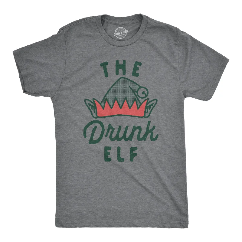 Men's double-layer t-shirt-The Drunk Elf Men's T Shirt