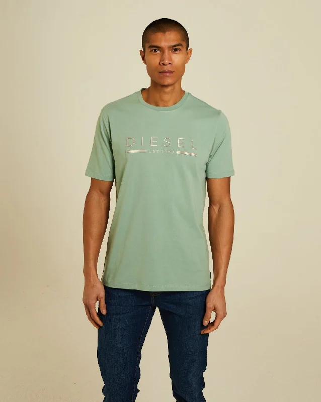 Men's moisture-managing t-shirt-Fenton Tee Surf Green