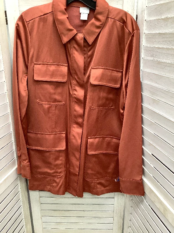 Men's relaxed fit performance jacket-Jacket Other By Chicos In Orange, Size: L