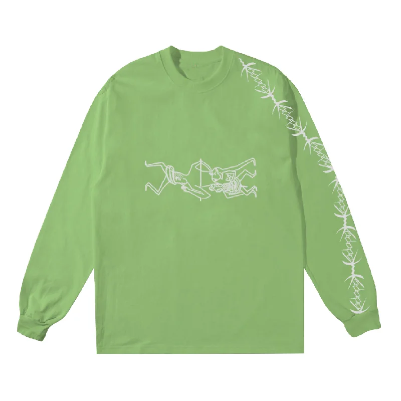 Men's sporty look t-shirt-Kadapat Longsleeve - Green