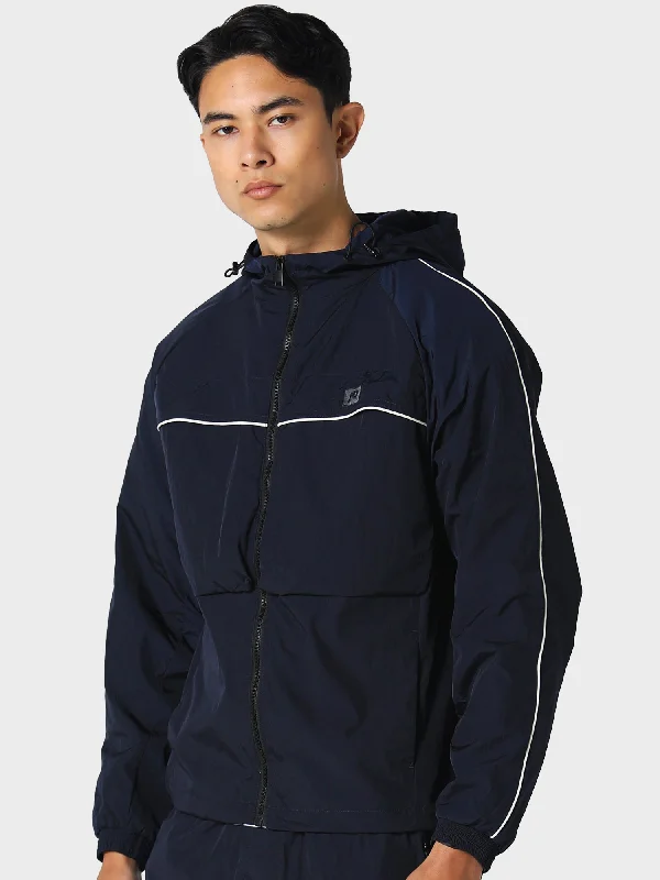 Men's comfortable softshell jacket-Stanforth Navy Jacket