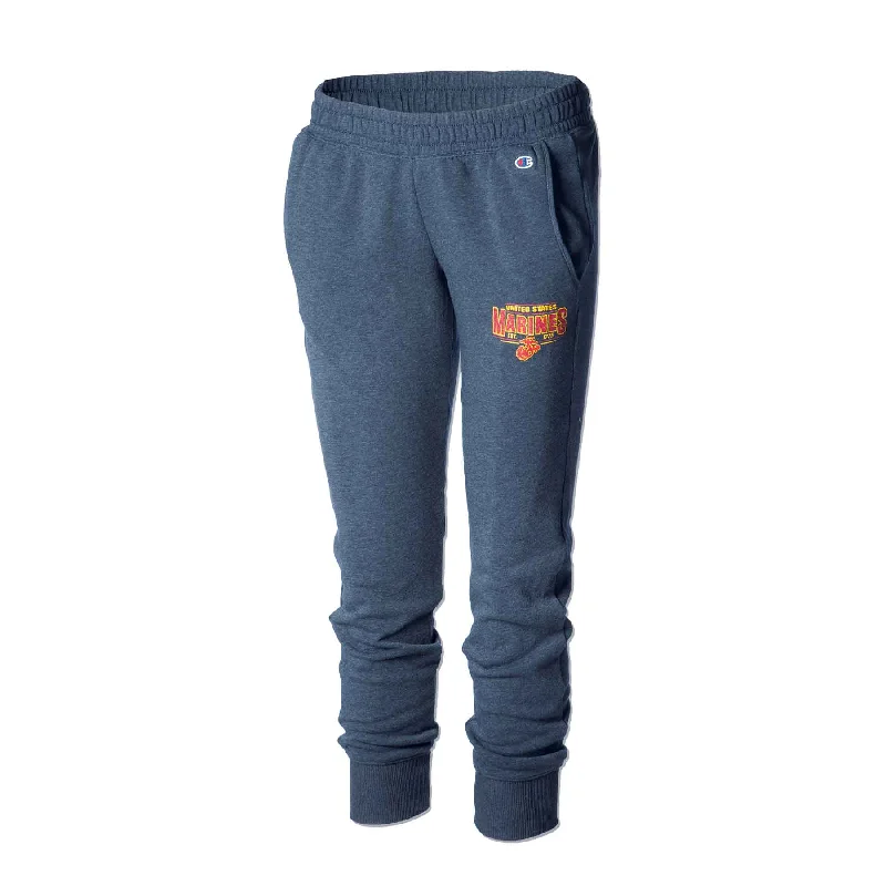 mens linen trousers-Champion Women's USMC Jogger Sweatpants