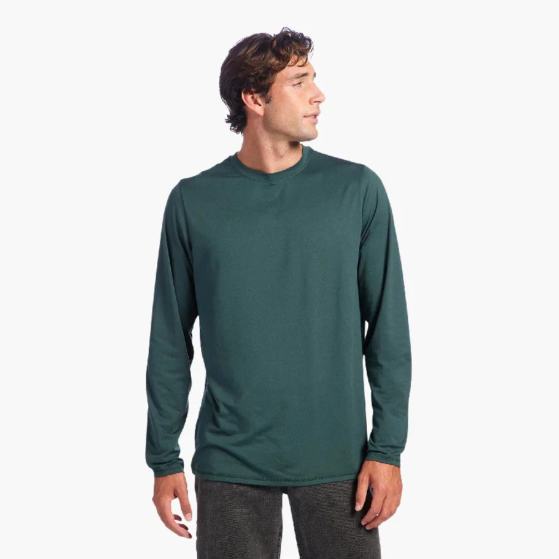 Men's tailored fit t-shirt-Men's Long Sleeve Movement Tee | Alpine