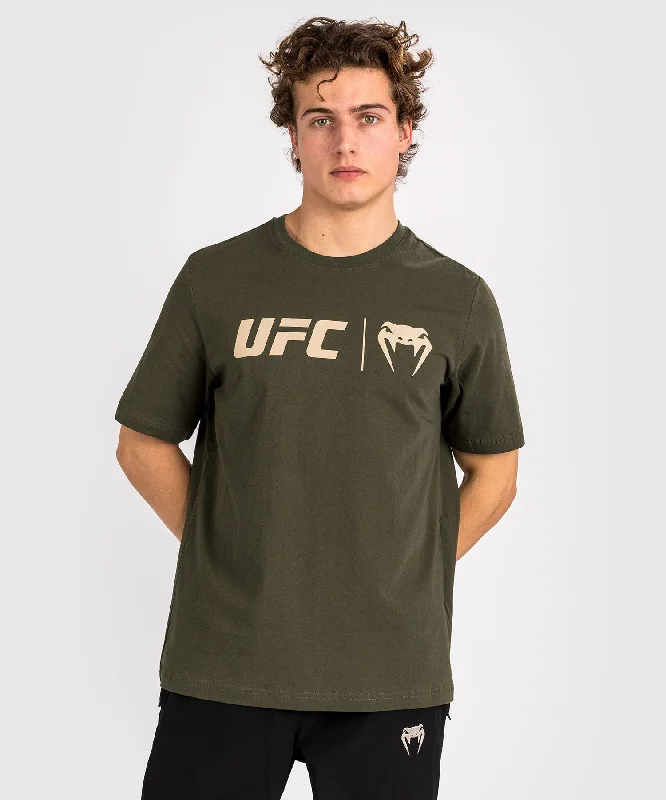 Men's moisture-managing t-shirt-UFC Venum Classic T-Shirt - Khaki/Bronze