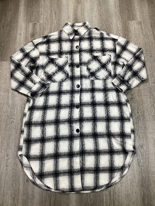 Men's tech-inspired utility coat-Jacket Shirt By Clothes Mentor In Plaid Pattern, Size: S