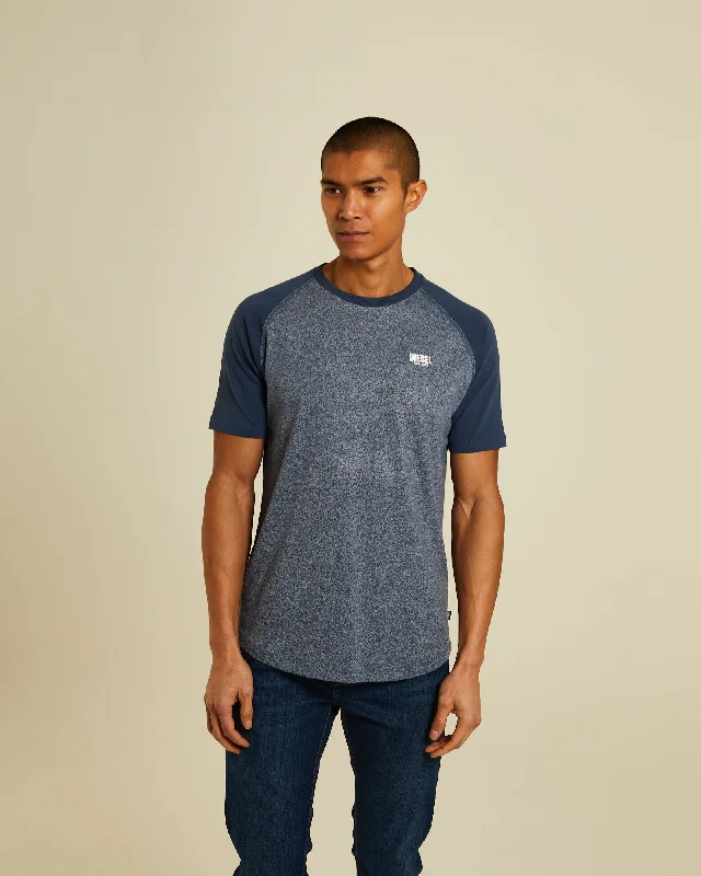 Men's double-layer t-shirt-Prince Tee Indigo Navy