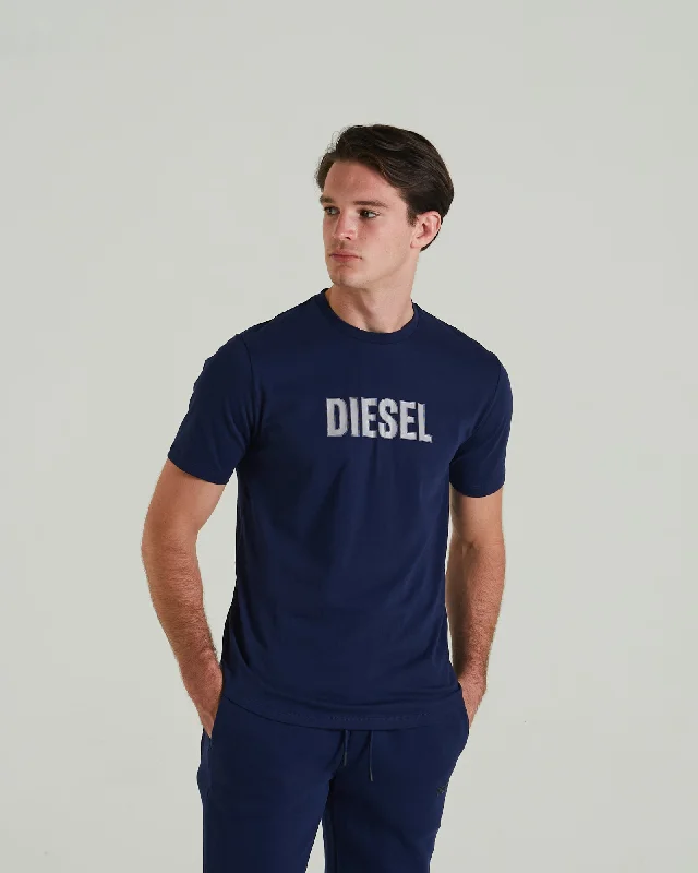 Men's sporty look t-shirt-Gideon Tee Sapphire