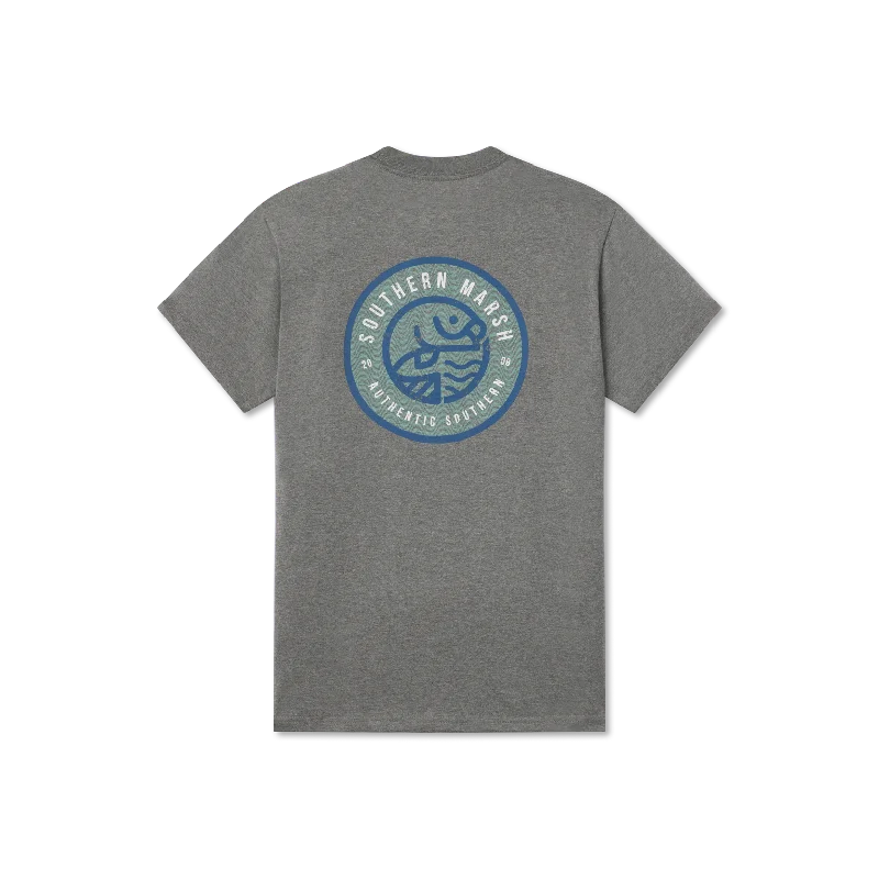 Men's weekend casual t-shirt-Circle Catch Tee