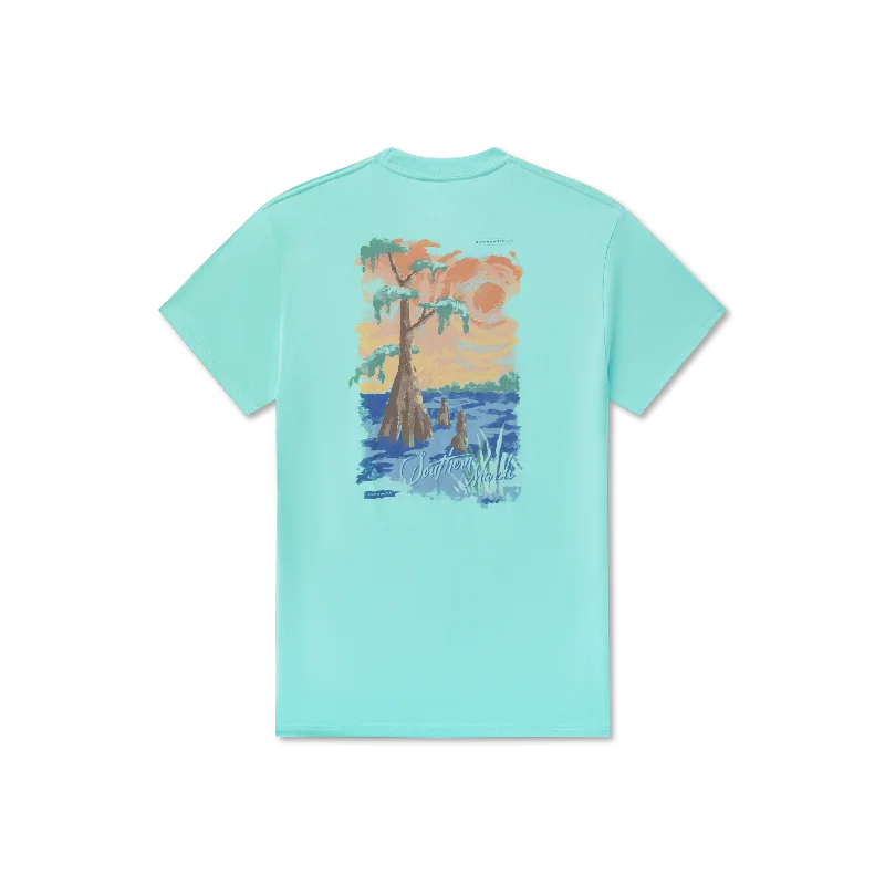 Men's everyday wear t-shirt-Southern Horizons Tee - Cypress