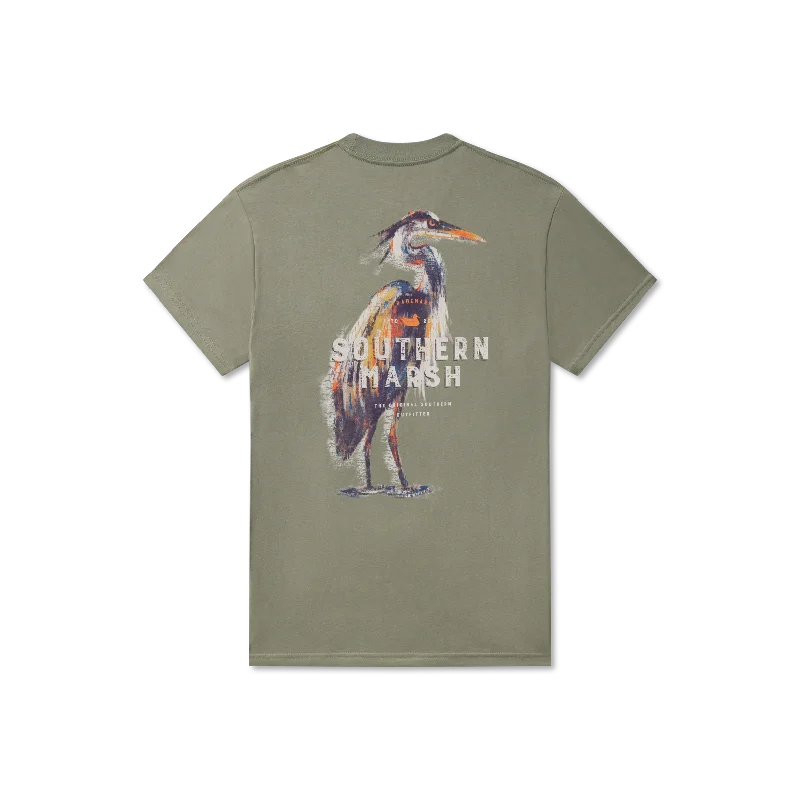 Men's versatile wear t-shirt-Impressions Tee - Heron