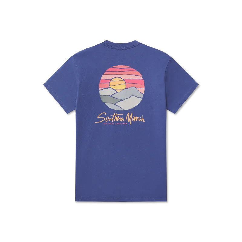 Men's weekend casual t-shirt-Paper Mountains Tee