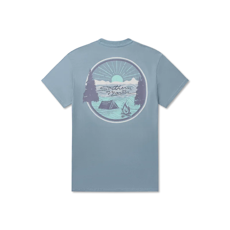 Men's versatile wear t-shirt-Summer Camp Sunsets Tee