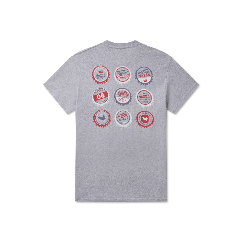 Men's soft hand feel t-shirt-Vintage Cap Collection Tee