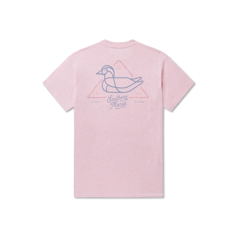 Men's performance-enhancing t-shirt-Warning Duck Tee